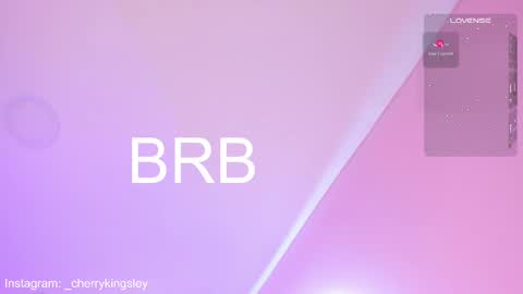 Cherrykingsley online show from February 9, 7:19 pm