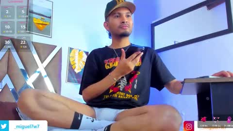 miguel tomorrow from 200 pm Colombia to 1000 pm online show from January 6, 7:07 pm