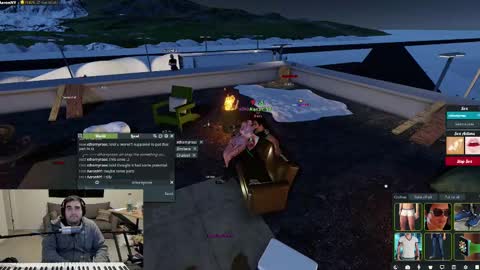 Snapshot of aaroleplayer chatting on February 16, 10:10 pm Aaron online show from February 16, 10:10 pm