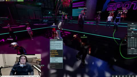 Snapshot of aaroleplayer chatting on December 21, 2:09 am Aaron online show from December 21, 2:09 am
