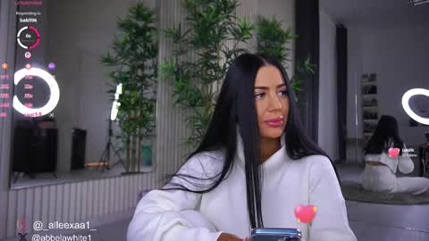 Snapshot of abbela_white chatting on February 24, 6:27 am Alexa online show from February 24, 6:27 am