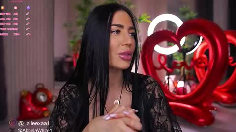 Snapshot of abbela_white chatting on February 14, 10:17 am Alexa online show from February 14, 10:17 am