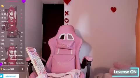 Snapshot of adelle_rose1 chatting on February 22, 7:34 am Adelle online show from February 22, 7:34 am