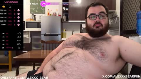 alexxxbear online show from October 25, 6:19 pm