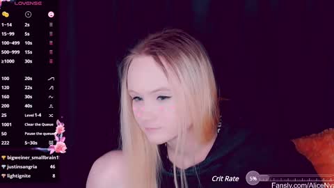 Snapshot of alicenya chatting on February 17, 7:15 am Alice online show from February 17, 7:15 am