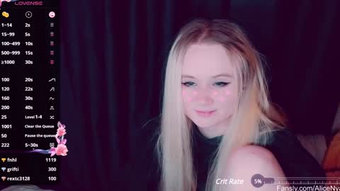 Snapshot of alicenya chatting on December 18, 7:15 am Alice online show from December 18, 7:15 am