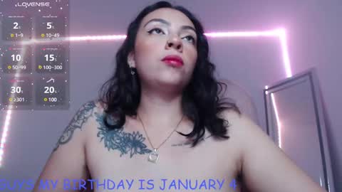 Snapshot of alisa__cain chatting on January 3, 7:49 am Alejandra online show from January 3, 7:49 am