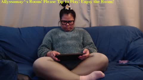 Snapshot of allyssamay chatting on February 26, 7:12 am Allyssamay online show from February 26, 7:12 am
