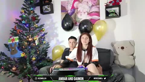 Snapshot of ambar_and_daimon_ chatting on January 2, 1:49 am AMBAR AND DAIMON online show from January 2, 1:49 am