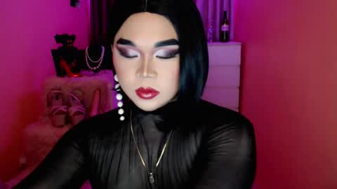 Snapshot of amiadoll chatting on January 26, 3:03 pm Queen Mireska online show from January 26, 3:03 pm