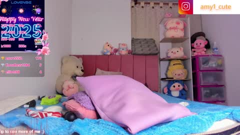 Snapshot of amy1cute chatting on January 18, 3:31 am Amy online show from January 18, 3:31 am
