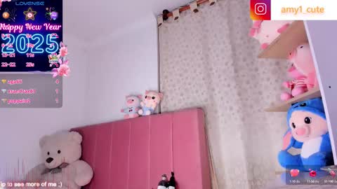 Snapshot of amy1cute chatting on March 1, 3:21 am Amy online show from March 1, 3:21 am