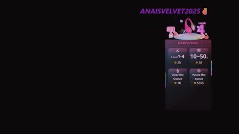 anaisvelvet2025 online show from October 5, 10:01 am