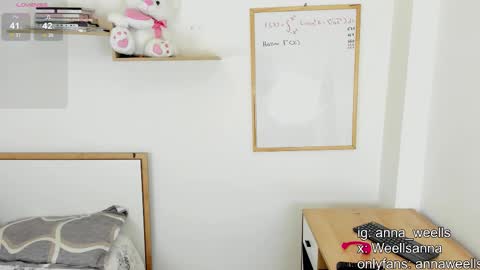  Anna Weells  online show from March 6, 9:14 pm