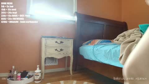 Annie St. James   online show from October 10, 8:03 pm