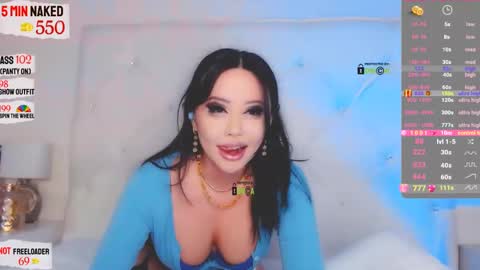 Snapshot of asian_gf chatting on February 25, 1:21 pm usually start stream about 10 pm PST 1 am EST online show from February 25, 1:21 pm
