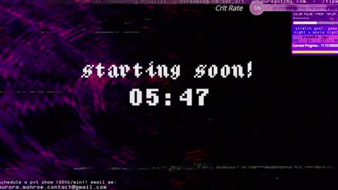 Aurora  Aura online show from February 1, 3:30 am