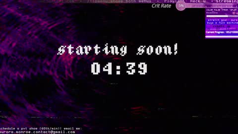 Aurora  Aura online show from February 3, 1:41 am