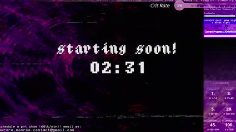 Aurora  Aura online show from December 14, 4:01 am