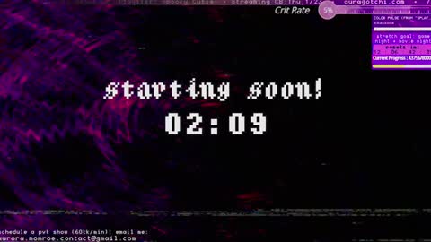 Aurora  Aura online show from January 19, 10:17 pm