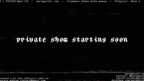 Aurora  Aura online show from January 4, 11:06 pm