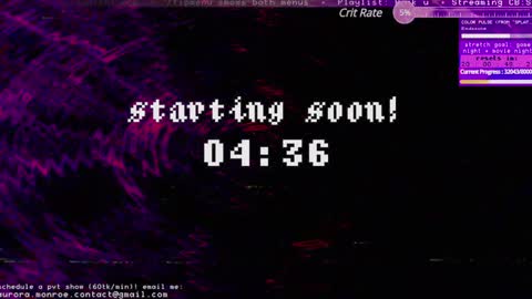 Aurora  Aura online show from January 12, 4:10 am
