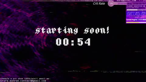 Aurora  Aura online show from January 25, 2:37 am