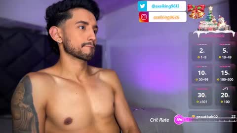 Snapshot of axelking13 chatting on December 29, 12:41 am Axel King online show from December 29, 12:41 am