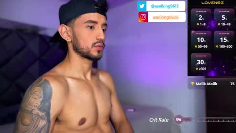 Snapshot of axelking13 chatting on February 11, 11:12 pm Axel King online show from February 11, 11:12 pm