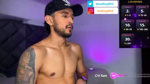 Snapshot of axelking13 chatting on January 10, 10:46 pm Axel King online show from January 10, 10:46 pm