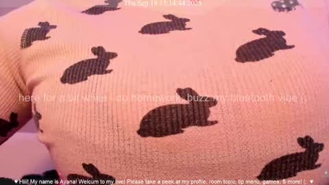 Snapshot of ayanadelatorre chatting on September 18, 10:14 pm Ayana Delatorre online show from September 18, 10:14 pm