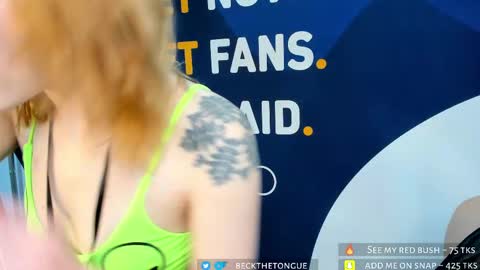 Beck the tongue online show from October 24, 10:10 pm