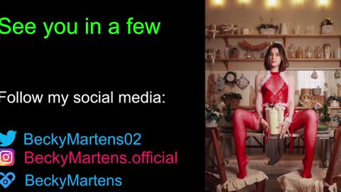 Snapshot of beckymartens chatting on December 24, 2:54 am BeckyMartens come join me on while im offline here online show from December 24, 2:54 am