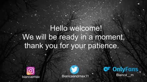 bianca and maxwell online show from January 7, 1:35 pm