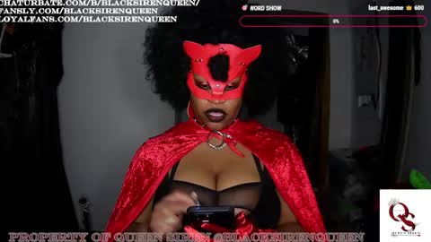 Queen Siren online show from October 30, 7:20 am