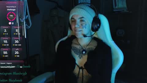 Blue online show from February 21, 11:01 am