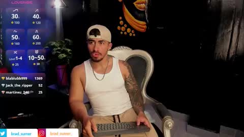 brad summer online show from March 12, 12:03 am