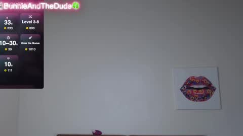 Snapshot of bunnieandthedude chatting on February 15, 9:15 pm BUNNIE and THE DUDE TheLebowskis online show from February 15, 9:15 pm