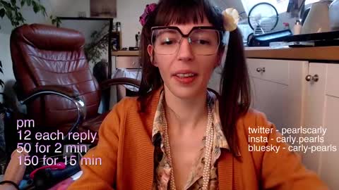 Carly Pearls online show from March 2, 4:21 pm