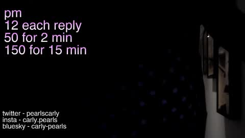 Carly Pearls online show from February 9, 7:48 am