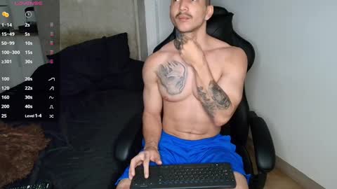 colombianmuscle8 online show from January 14, 1:36 am