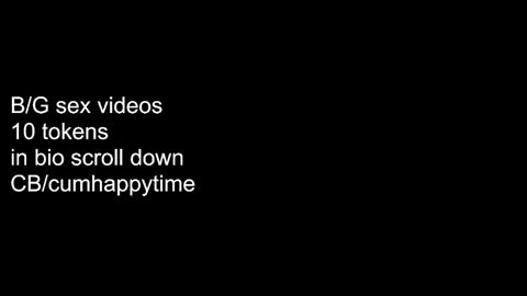 cumhappytime online show from January 17, 9:45 pm