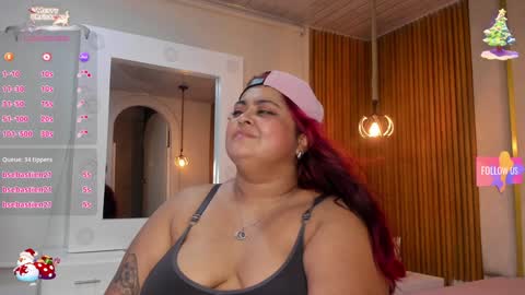 Snapshot of curvy_beauty_ chatting on January 3, 5:50 am  Hanna  online show from January 3, 5:50 am