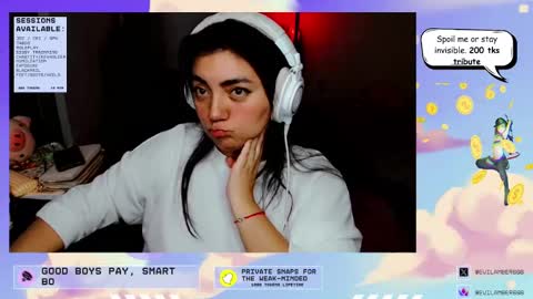 Princess Amber online show from October 7, 9:11 pm