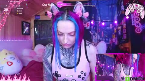 Snapshot of cybernekko chatting on March 5, 5:18 am Neko online show from March 5, 5:18 am