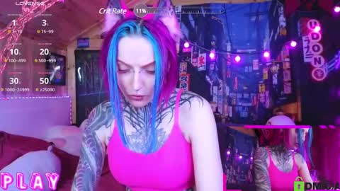 Snapshot of cybernekko chatting on February 16, 5:48 am Neko online show from February 16, 5:48 am