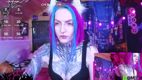 Snapshot of cybernekko chatting on February 13, 5:48 am Neko online show from February 13, 5:48 am