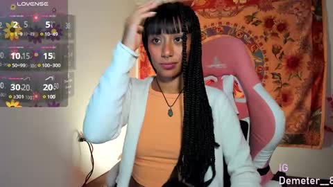 Snapshot of demeter__ chatting on February 25, 2:36 am demeter__ online show from February 25, 2:36 am