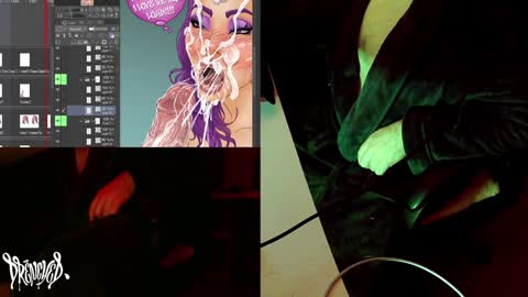 Snapshot of drenchedart chatting on January 30, 8:01 am Drenched online show from January 30, 8:01 am