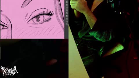 Snapshot of drenchedart chatting on February 26, 9:12 am Drenched online show from February 26, 9:12 am